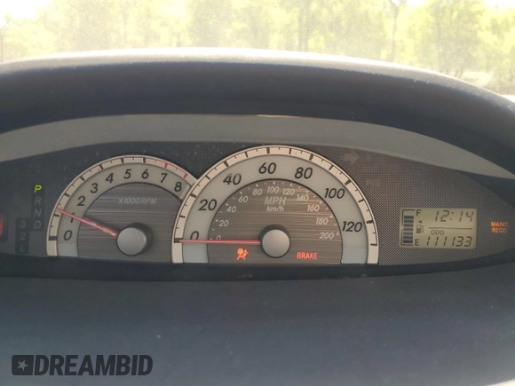 2008 Toyota Yaris with VIN JTDBT903081226785, listed as a Copart auction lot 54944245 with 111,133 mi miles and Salvage Title. Bid and sale history available at DreamBid. Image 9.
