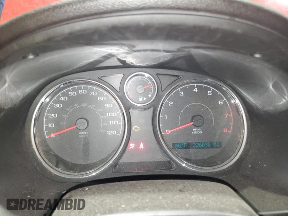2010 Chevrolet Cobalt with VIN 1G1AA1F53A7112402, listed as a Copart auction lot 44708535 with 226,038 mi miles and Salvage Title. Bid and sale history available at DreamBid. Image 9.
