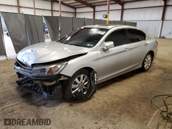 2014 Honda Accord Sedan EX-L with VIN 1HGCR2F81EA206863, listed as a Copart auction lot 46168435 with 118,177 mi miles and Clean Title. Bid and sale history available at carsss.com. Image 1.