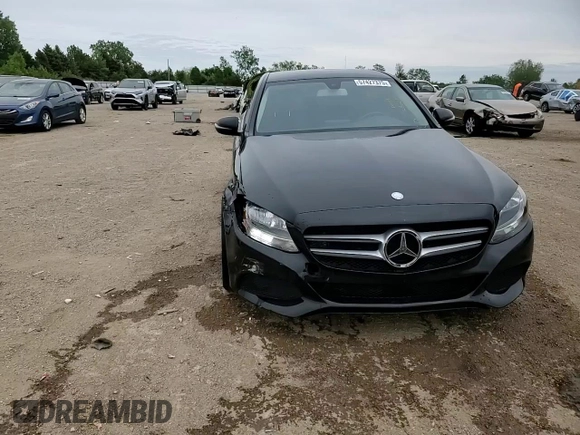 2017 Mercedes-Benz C 300 with VIN 55SWF4JB2HU215066, listed as a Copart auction lot 57427375 with 78,506 mi miles and Salvage title. Bid and sale history available at DreamBid. Image 13.
