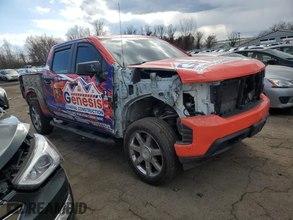 2019 Chevrolet Silverado 1500 Custom with VIN 3GCPYBEH8KG216596, listed as a Copart auction lot 49836325 with 165,756 mi miles and Salvage Title. Bid and sale history available at DreamBid. Image 4.