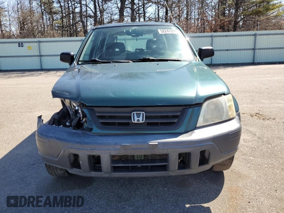 2000 Honda CR-V LX with VIN JHLRD1848YC013326, listed as a Copart auction lot 52247215 with 157,091 mi miles and Salvage Title. Bid and sale history available at carsss.com. Image 5.