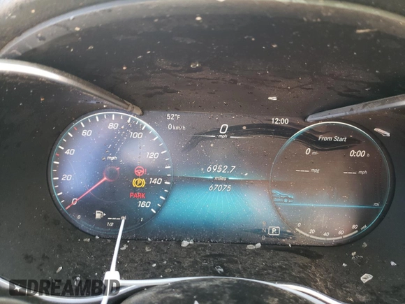 2021 Mercedes-Benz C 300 with VIN W1KWK8EB1MG065651, listed as a Copart auction lot 77168653 with 67,075 mi miles and . Bid and sale history available at DreamBid. Image 9.