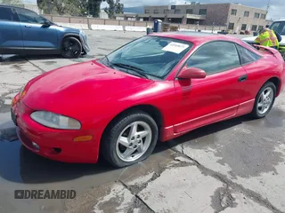 1996 Mitsubishi Eclipse with VIN 4A3AK44Y3TE293273, listed as a IAAI auction lot 41914675 with 153,928 mi miles and . Bid and sale history available at DreamBid. Image 2.