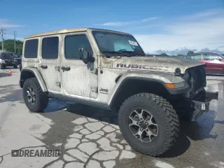 2020 Jeep Wrangler Unlimited Rubicon z VIN 1C4HJXFG6LW306683, wystawiony jako Copart lot #49234675 z przebiegiem Nie podano mil oraz Szkoda całkowita • Salvage title. Historia ofert i sprzedaży dostępna na DreamBid. Obrazek 4.