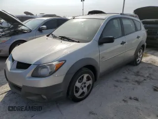 2003 Pontiac Vibe with VIN 5Y2SL628X3Z470056, listed as a Copart auction lot 76458874 with 0 mi miles and Clean Title. Bid and sale history available at carsss.com. Image 1.