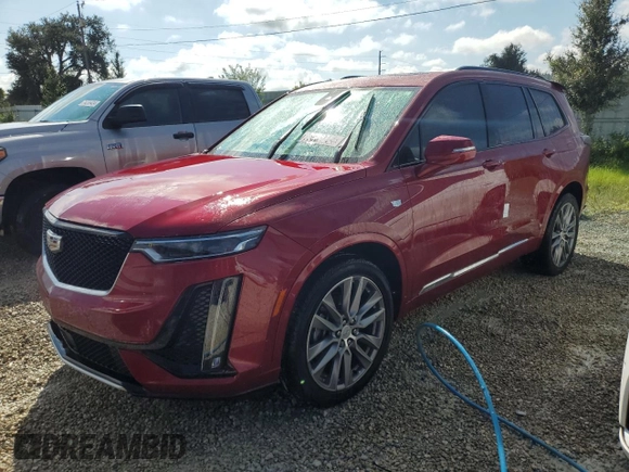 2020 Cadillac XT6 AWD Sport with VIN 1GYKPHRS7LZ125708, listed as a Copart auction lot 73992734 with 0 mi miles and Non Repairable. Bid and sale history available at carsss.com. Image 1.