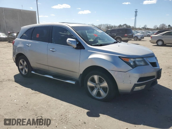 2010 Acura MDX Technology Pkg with VIN 2HNYD2H69AH515503, listed as a Copart auction lot 49153865 with 161,484 mi miles and Salvage Title. Bid and sale history available at carsss.com. Image 4.