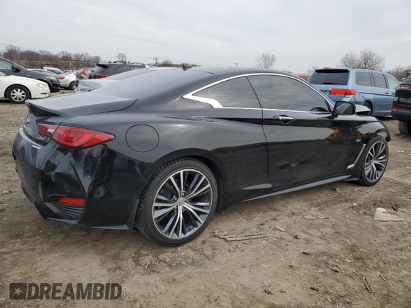 2017 Infiniti Q60 Premium z VIN JN1EV7EL7HM553190, wystawiony jako Copart lot #45915135 z przebiegiem 129 584 mil mil oraz Szkoda całkowita • Salvage title. Historia ofert i sprzedaży dostępna na DreamBid. Obrazek 3.
