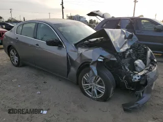 2012 Infiniti G25 x with VIN JN1DV6AR0CM860645, listed as a Copart auction lot 47829245 with 228,596 mi miles and Salvage Title. Bid and sale history available at DreamBid. Image 4.