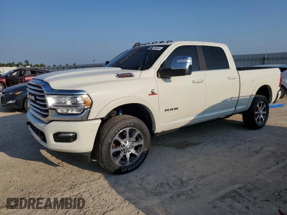 2023 Ram 2500 Longhorn with VIN 3C6UR5GL4PG524544, listed as a Copart auction lot 66289884 with 0 mi miles and Non Repairable. Bid and sale history available at carsss.com. Image 1.