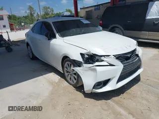 2015 Lexus IS 250 with VIN JTHBF1D26F5047715, listed as a IAAI auction lot 42123104 with 176,827 mi miles. Bid and sale history available at carsss.com. Image 1.