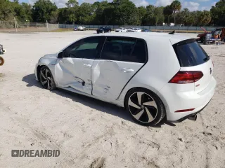 2020 Volkswagen Golf GTI S with VIN 3VW6T7AU1LM016878, listed as a Copart auction lot 53306304 with 46,235 mi miles. Bid and sale history available at carsss.com. Image 2.