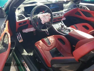 2024 BMW M4 Competition xDrive with VIN WBS43AZ06RCR13058, listed as a Copart auction lot 74552284 with 156 mi miles and Non Repairable. Bid and sale history available at carsss.com. Image 8.