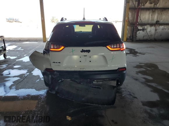 2020 Jeep Cherokee Latitude Plus with VIN 1C4PJMLB1LD574829, listed as a Copart auction lot 53300895 with 76,470 mi miles and Salvage Title. Bid and sale history available at DreamBid. Image 6.