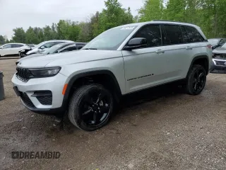 2024 Jeep Grand Cherokee Altitude X with VIN 1C4RJHAG2RC145079, listed as a Copart auction lot 58217615 with 8,135 mi miles and Salvage title. Bid and sale history available at DreamBid. Image 1.