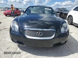 2005 Lexus SC 430 with VIN JTHFN48Y350061412, listed as a Copart auction lot 77746784 with 33,778 mi miles and Non Repairable. Bid and sale history available at DreamBid. Image 5.