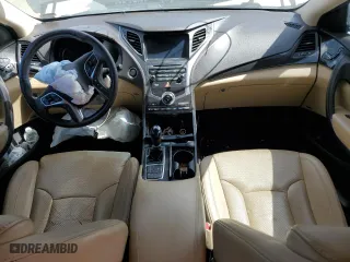 2015 Hyundai Azera with VIN KMHFG4JG2FA490660, listed as a Copart auction lot 77157344 with 0 mi miles and Salvage Title. Bid and sale history available at carsss.com. Image 8.