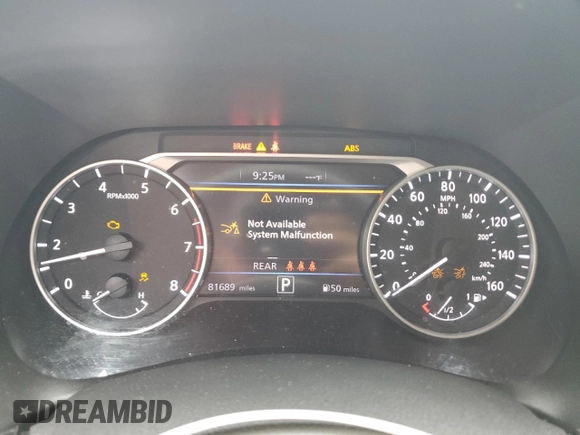 2021 Nissan Sentra SV z VIN 3N1AB8CV0MY238840, wystawiony jako Copart lot #60248665 z przebiegiem 81 689 mil mil oraz Nie do naprawy • Non repairable. Historia ofert i sprzedaży dostępna na DreamBid. Obrazek 9.