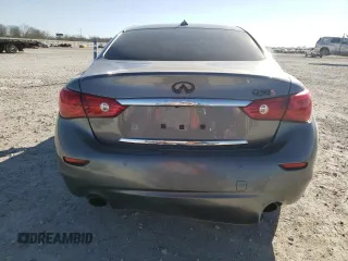 2014 Infiniti Q50 Hybrid Sport with VIN JN1AV7AP8EM692053, listed as a Copart auction lot 48013455 with 81,396 mi miles and Salvage Title. Bid and sale history available at carsss.com. Image 6.