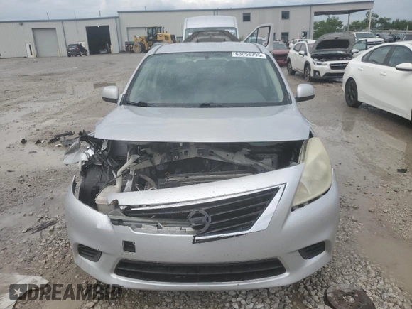 2012 Nissan Versa SV with VIN 3N1CN7AP9CL875493, listed as a Copart auction lot 63058395 with 204,253 mi miles and Salvage title. Bid and sale history available at DreamBid. Image 5.