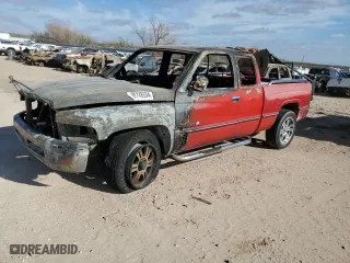 1996 Dodge Ram 1500 with VIN 3B7HC13Z5TG113324, listed as a Copart auction lot 86248504 with 0 mi miles and Non Repairable. Bid and sale history available at carsss.com. Image 1.
