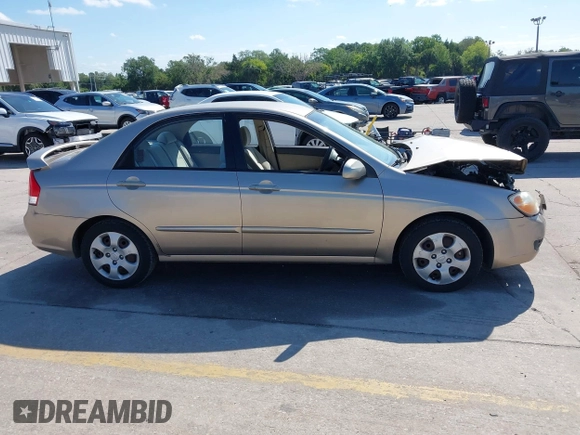 2008 Kia Spectra SX with VIN KNAFE121485492955, listed as a IAAI auction lot 41995775 with 61,717 mi miles. Bid and sale history available at carsss.com. Image 13.