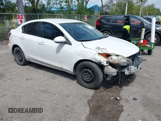 2013 Mazda 3 i SV with VIN JM1BL1TF3D1795969, listed as a IAAI auction lot 42075242 with 169,331 mi miles. Bid and sale history available at carsss.com. Image 1.