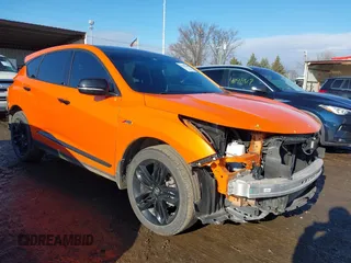 2021 Acura RDX Advance with VIN 5J8TC2H72MY000298, listed as a IAAI auction lot 41188280 with 57,312 mi miles and . Bid and sale history available at DreamBid. Image 1.