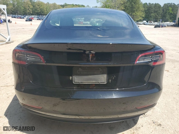 2023 Tesla Model 3 with VIN 5YJ3E1EA2PF438438, listed as a Copart auction lot 52901375 with 63,181 mi miles and Salvage Title. Bid and sale history available at carsss.com. Image 6.