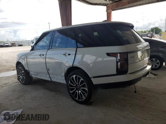2020 Land Rover Range Rover with VIN SALGR2SU0LA570488, listed as a Copart auction lot 73030624 with 42,616 mi miles and Salvage title. Bid and sale history available at DreamBid. Image 2.