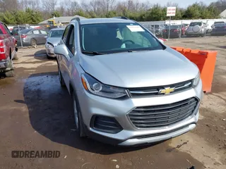 2018 Chevrolet Trax LT with VIN KL7CJLSBXJB687047, listed as a IAAI auction lot 41858288 with 65,113 mi miles. Bid and sale history available at carsss.com. Image 1.