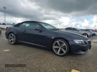 2010 BMW 6 Series 650i with VIN WBAEB5C56AC225217, listed as a Copart auction lot 74073014 with 0 mi miles and Salvage Title. Bid and sale history available at carsss.com. Image 4.