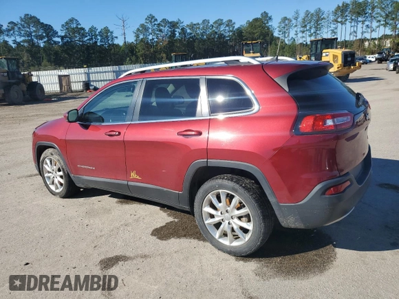 2017 Jeep Cherokee Limited with VIN 1C4PJLDB6HW518129, listed as a Copart auction lot 81002474 with 80,820 mi miles and Salvage title. Bid and sale history available at DreamBid. Image 2.
