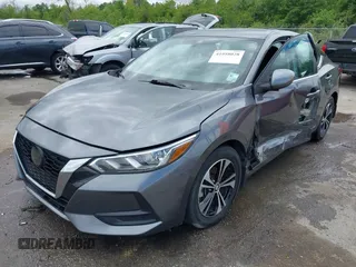 2022 Nissan Sentra SV with VIN 3N1AB8CVXNY250088, listed as a IAAI auction lot 41958028 with 36,740 mi miles and . Bid and sale history available at DreamBid. Image 2.