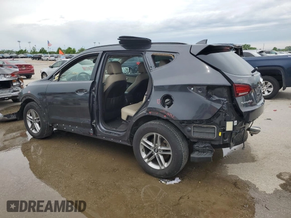 2017 Hyundai Santa Fe 2.4L with VIN 5XYZUDLB7HG491883, listed as a Copart auction lot 54439415 with 80,892 mi miles and Clean title. Bid and sale history available at DreamBid. Image 2.