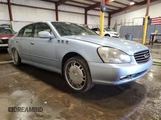 2002 Infiniti Q45 z VIN JNKBF01A62M002926, wystawiony jako Copart lot #73206924 z przebiegiem Nie podano mil oraz Szkody całkowita. Historia ofert i sprzedaży dostępna na DreamBid. Obrazek 4.