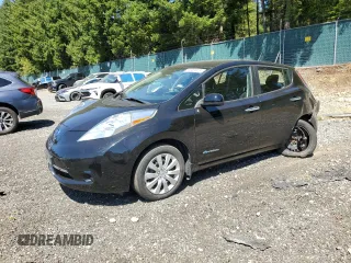 2017 Nissan LEAF SL with VIN 1N4BZ0CP5HC304805, listed as a Copart auction lot 65060825 with 49,371 mi miles and Salvage title. Bid and sale history available at DreamBid. Image 1.