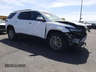 2023 Chevrolet Traverse LT Cloth with VIN 1GNERGKW6PJ303351, listed as a Copart auction lot 54703985 with 28,887 mi miles and Salvage title. Bid and sale history available at DreamBid. Image 4.