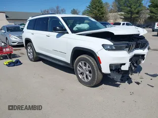2021 Jeep Grand Cherokee Limited with VIN 1C4RJKBG1M8210916, listed as a IAAI auction lot 42052840 with 60,408 mi miles and . Bid and sale history available at DreamBid. Image 1.