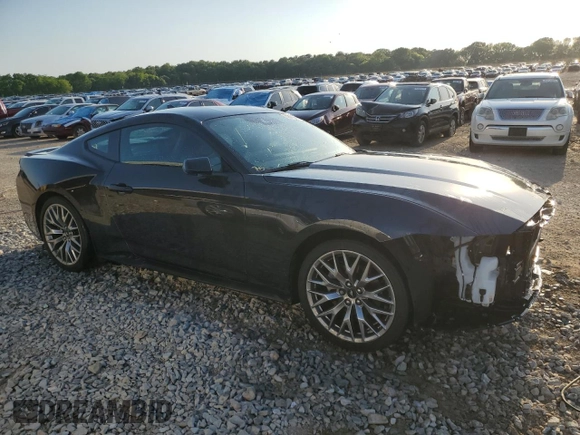 2024 Ford Mustang EcoBoost with VIN 1FA6P8TH1R5132860, listed as a Copart auction lot 52870255 with 10,942 mi miles and Salvage Title. Bid and sale history available at DreamBid. Image 4.