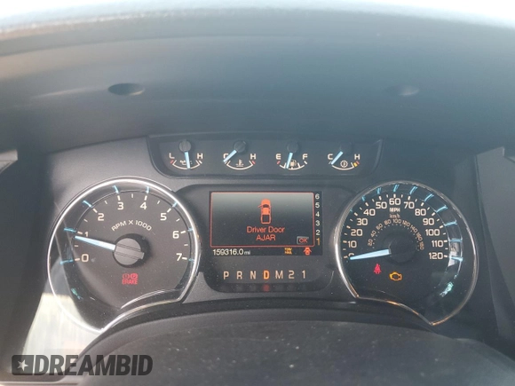 2012 Ford F-150 XL with VIN 1FTFW1CTXCFA17412, listed as a Copart auction lot 50525485 with 159,316 mi miles and Salvage Title. Bid and sale history available at carsss.com. Image 9.