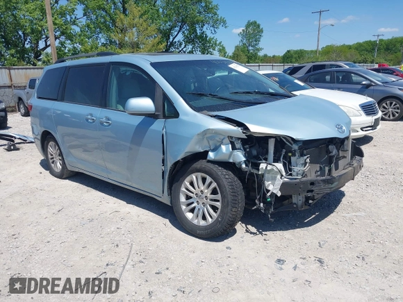2016 Toyota Sienna XLE with VIN 5TDYK3DC9GS708693, listed as a IAAI auction lot 42231532 with 153,865 mi miles and . Bid and sale history available at DreamBid. Image 1.