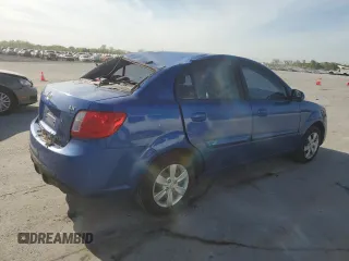 2010 Kia Rio LX with VIN KNADH4A35A6635429, listed as a Copart auction lot 53266835 with 110,615 mi miles and Salvage Title. Bid and sale history available at carsss.com. Image 3.