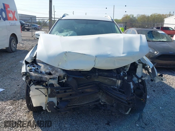 2016 Nissan Rogue SV with VIN KNMAT2MTXGP627849, listed as a IAAI auction lot 41898568 with 167,579 mi miles. Bid and sale history available at carsss.com. Image 12.