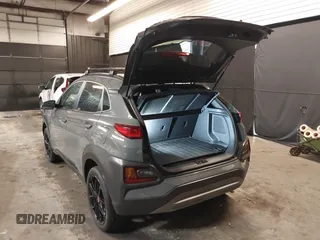 2021 Hyundai Kona Night Edition with VIN KM8K6CA52MU709333, listed as a IAAI auction lot 41704197 with 44,058 mi miles and . Bid and sale history available at DreamBid. Image 3.