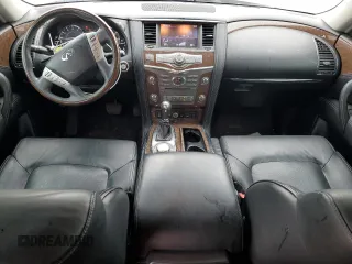 2017 Infiniti QX80 with VIN JN8AZ2NC0H9430079, listed as a Copart auction lot 54515715 with 132,799 mi miles and Salvage title. Bid and sale history available at DreamBid. Image 8.