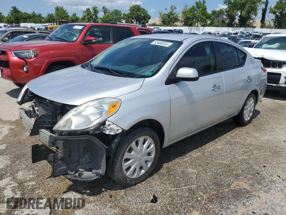 2013 Nissan Versa SV with VIN 3N1CN7AP2DL826394, listed as a Copart auction lot 63488554 with 131,940 mi miles and Salvage title. Bid and sale history available at DreamBid. Image 1.