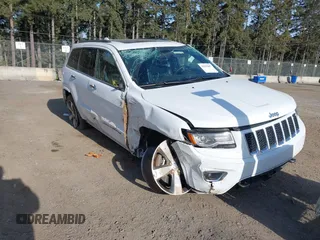 2015 Jeep Grand Cherokee Overland with VIN 1C4RJFCM5FC618248, listed as a IAAI auction lot 42235847 with 137,612 mi miles and . Bid and sale history available at DreamBid. Image 1.