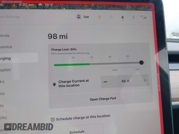 2023 Tesla Model Y Performance with VIN 7SAYGDEF7PF807312, listed as a IAAI auction lot 41711068 with 25,029 mi miles and . Bid and sale history available at DreamBid. Image 16.